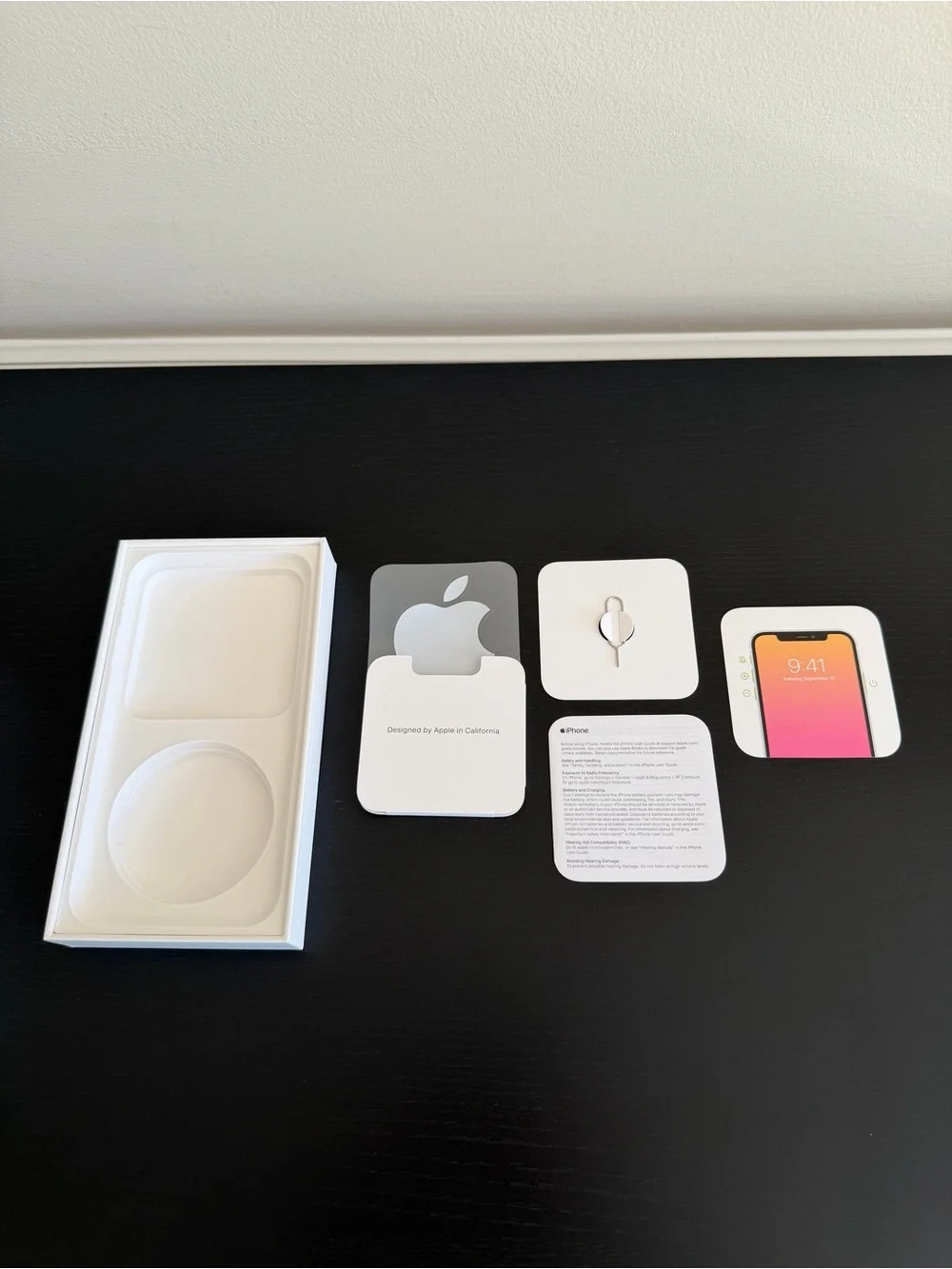 Apple iPhone 11 Purple Retail Box Only w/ Inserts & SIM Tool 64GB - NO PHONE